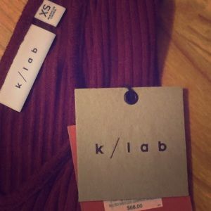 bell bottom Burgundy Jumpsuit w/ tie belt